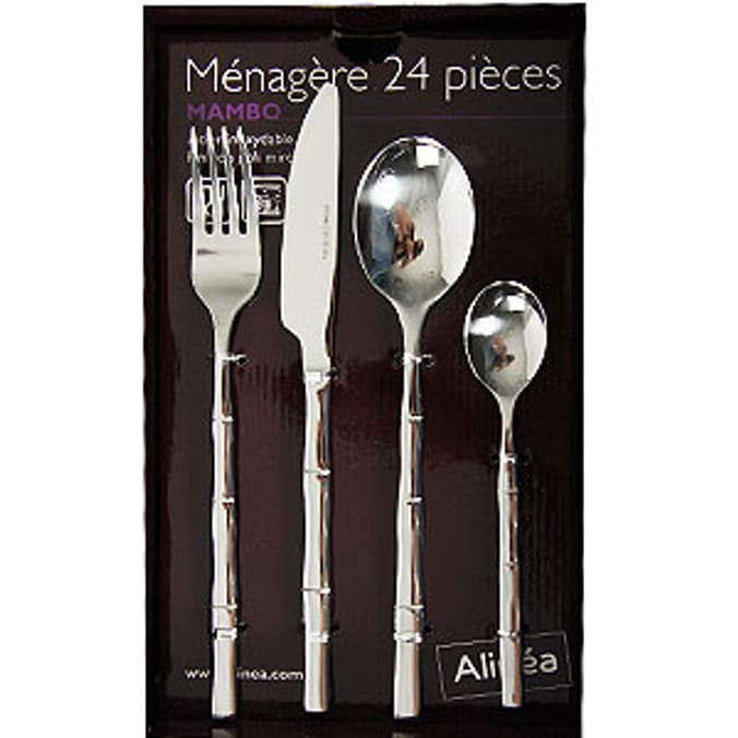 24 Piece Menagere Cutlery set Home Bargains