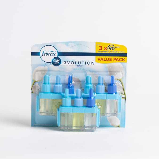 Febreze Ambi Pur 3Volution Air Freshener Refill Cotton 60ml, febreze