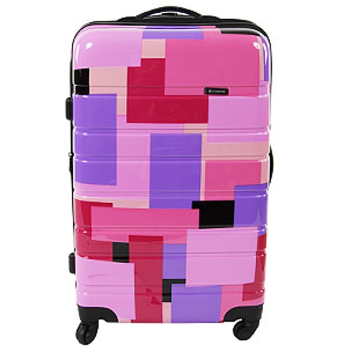 Home bargains cheap suitcases pink