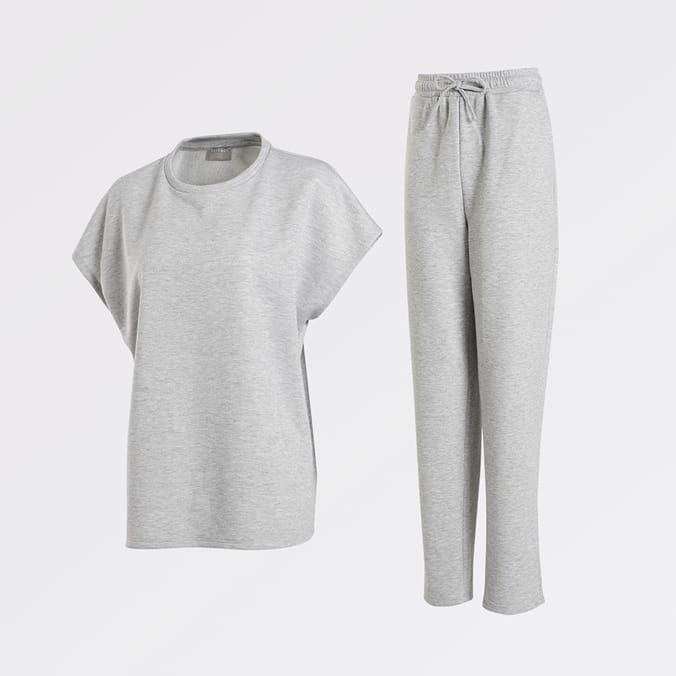 Jeff Co by Jeff Banks Ladies Lounge Set Grey Lounge Wear