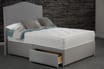 Sweet Dreams Sara Ortho Mattress & Grey 2 Drawer Divan Base