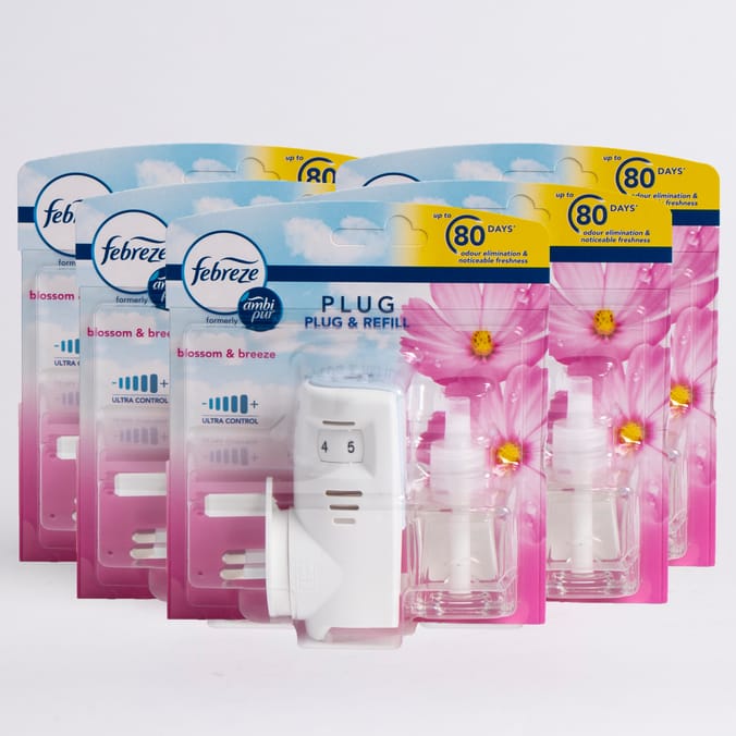 Febreze With Ambi Pur Air Freshener PlugIn Starter Kit Blossom