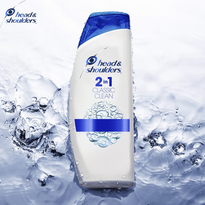 Head & Shoulders Shampoo 2 in 1 XXL 750ml), shower, bath, clean, wash