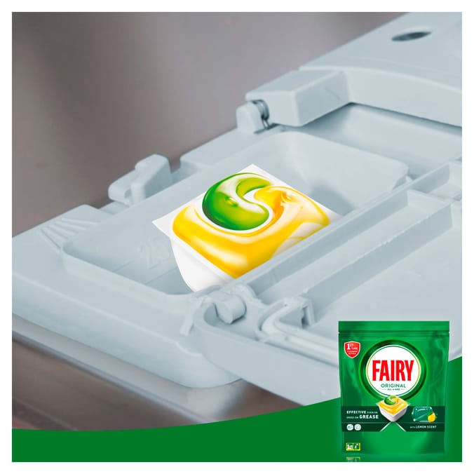 Fairy All in One Dishwasher Tablets Regular, 78 Tabs, Dishwasher