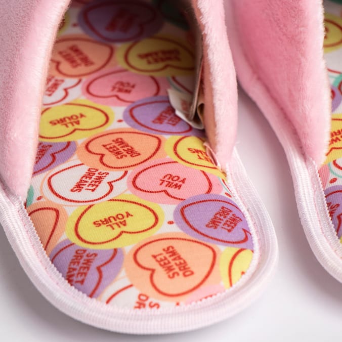 Ladies Swizzle Love Heart Slippers 'Sweet Dreams', Slippers, Sliders