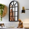 Homestyle Soho Window Mirror Black