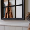 Homestyle Soho Window Mirror Black