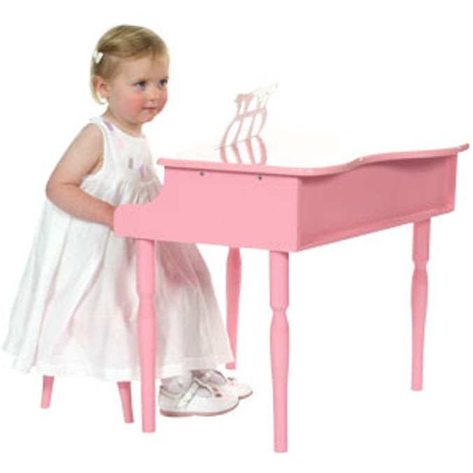 Toy Baby Grand Piano with Matching Stool