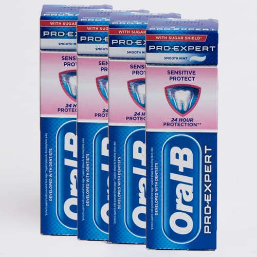 Oral B Pro Expert Sensitive & Whitening Toothpaste (4 X 75ml) | Home ...