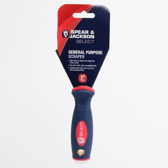 Spear & Jackson General Purpose Scraper 3'' (6 Pack), DIY, Scraper, Building, Redecorating