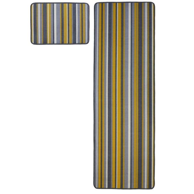Hyde Park Ochre Runner & Mat Pack, rugs, mat, mats, carpeting, carpet