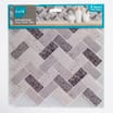 Stick Ease: Self-Adhesive Vinyl Wall Tiles - Granite Chevron (2 x 3 Pack)