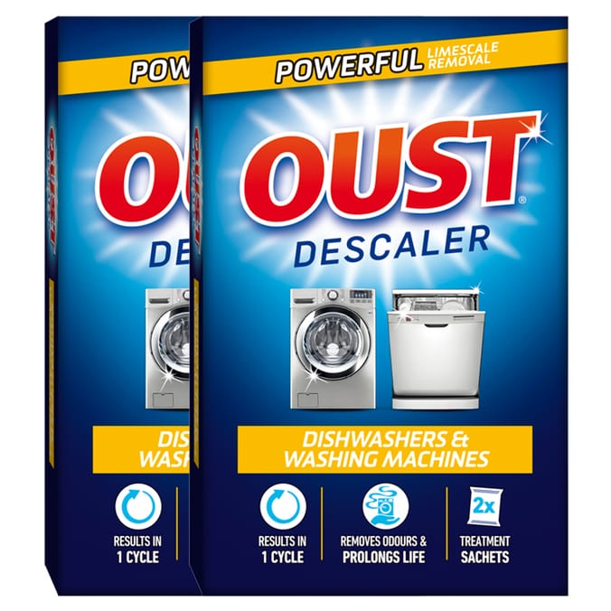 Oust Dishwashers & Washing Machines Descaler 4 x 75g, Washing Machine