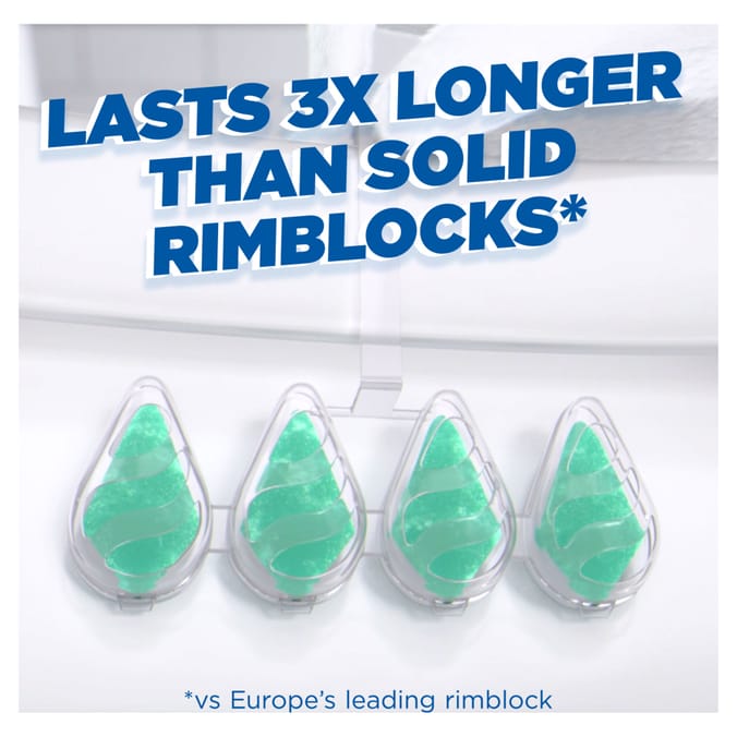 Duck Toilet Cleaner Fresh Discs Duo Refills Lime 72mlToilet Scent