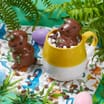 Hot Chocolate Dinosaurs & Unicorns Filled With Marshmallows & Chocolate Chips (10 Pack)