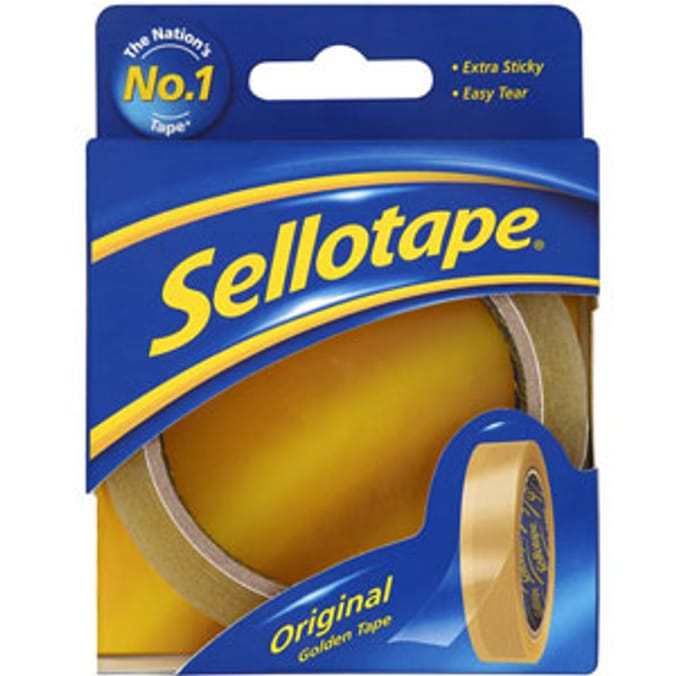 Sellotape Original Golden Tape Home Bargains