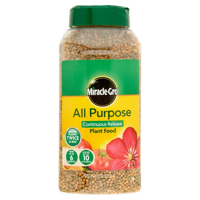 MiracleGro All Purpose Continuous Release Plant Food 1kg Home Bargains
