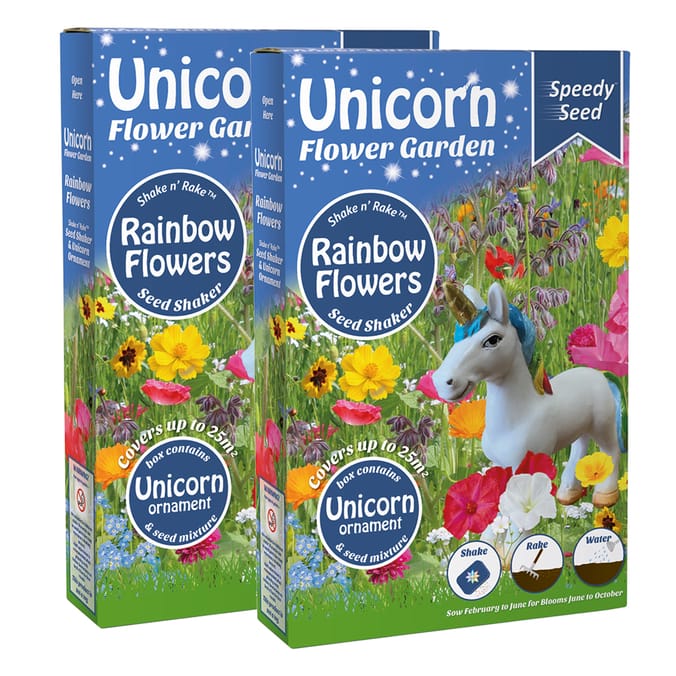 Speedy Seed Unicorn Flower Garden (2x), flower, sowing, unicorns, fairy's, plant, plants