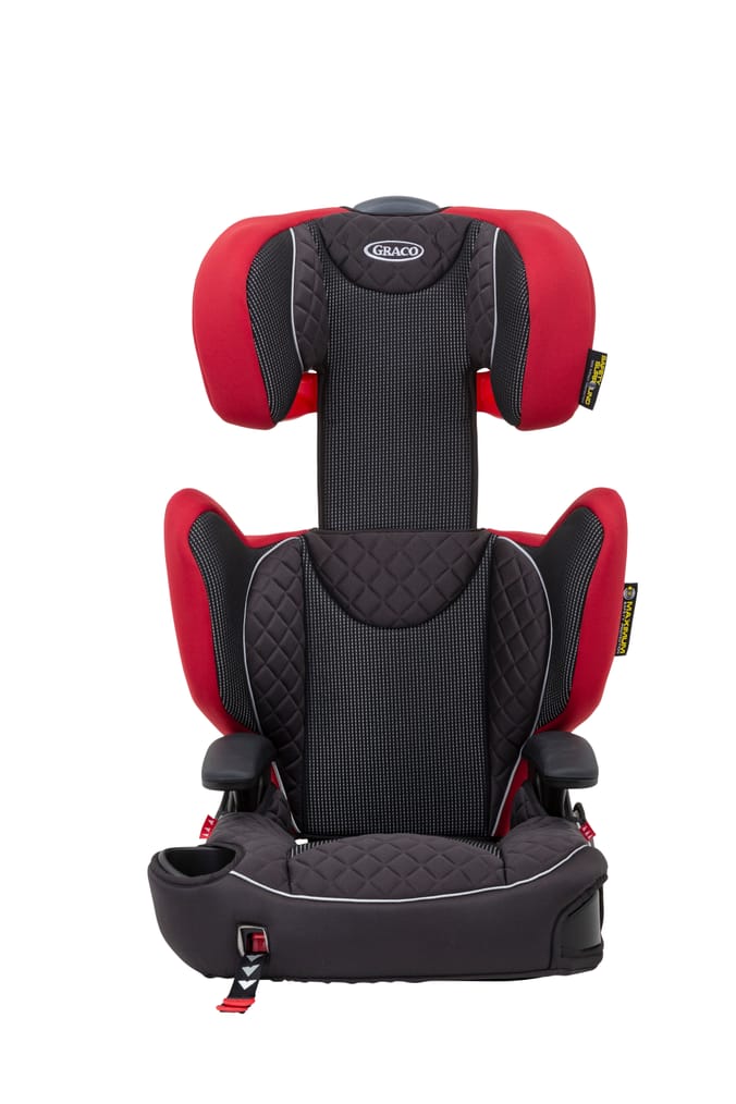 Graco Affix Group 2 3 Highback Booster Car Seat Chili Spice Colour children s child s childs childrens kids carseats booster seats car high back red and black older younger vehicle 4 to approx. 12