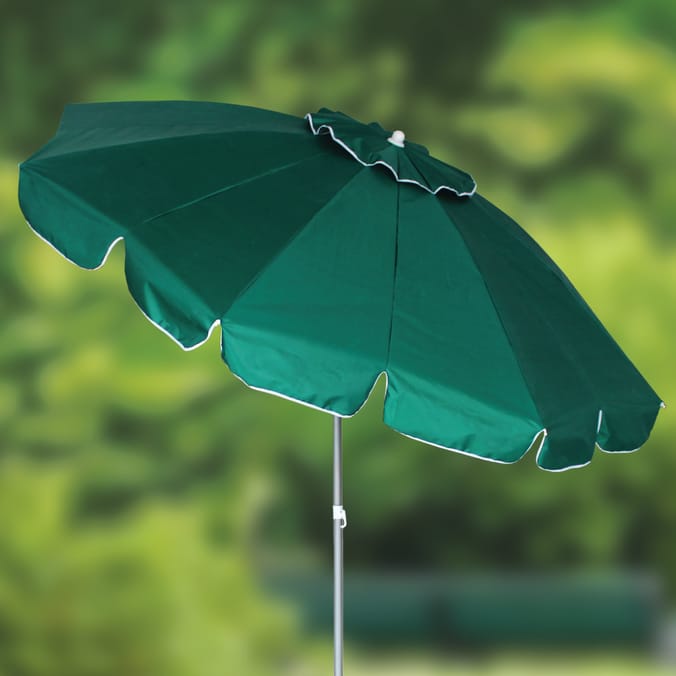 Deluxe Tilting Parasol Green, umbrellas, garden accessories, parasols