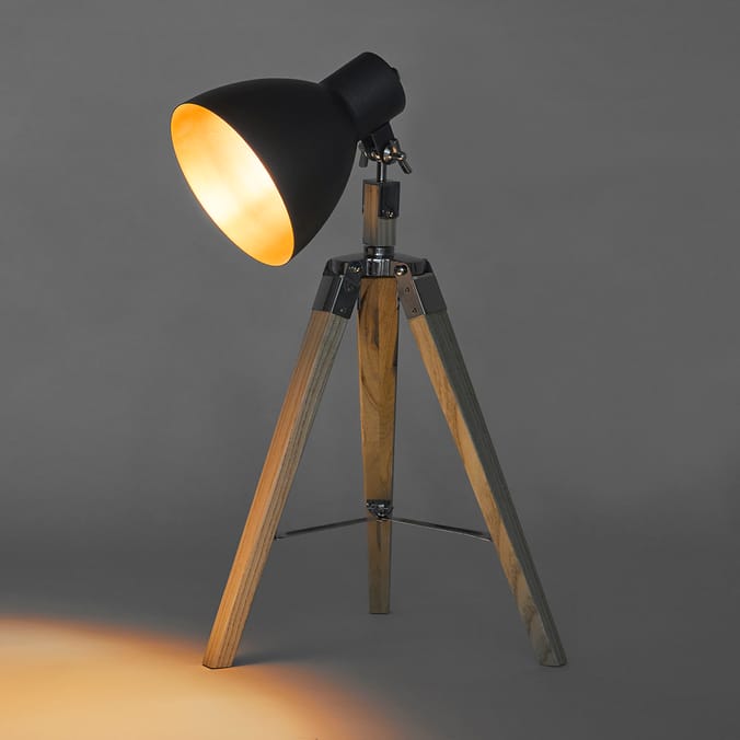 Tripod table deals lamp home bargains