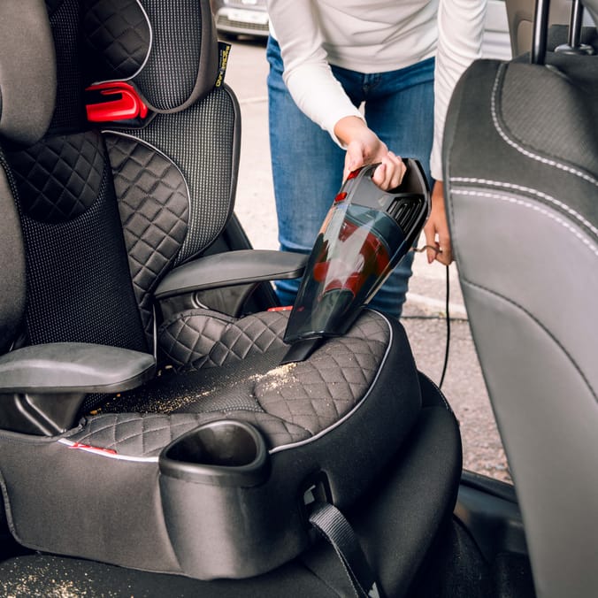 Spear & Jackson 12V Handheld Wet & Dry Car Vac, Car Hoover, Handheld