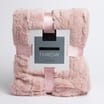 Home Collections Faux Fur Throw - Pink