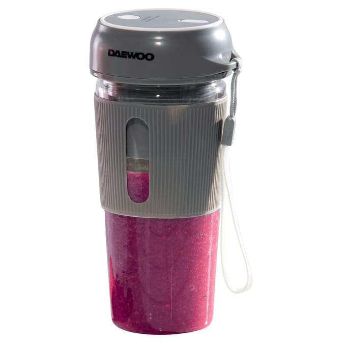 Daewoo Rechargable Portable Blender Grey, Blender, Portable Blender