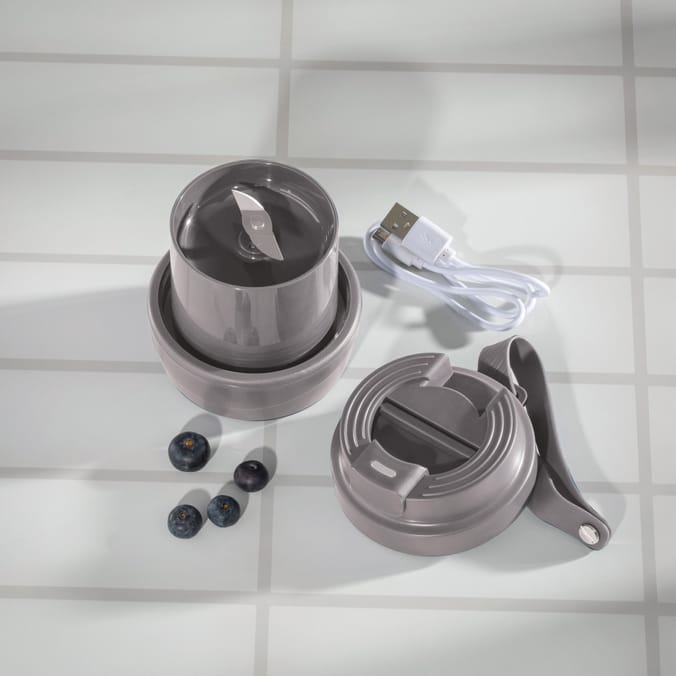 Daewoo Rechargable Portable Blender Grey, Blender, Portable Blender