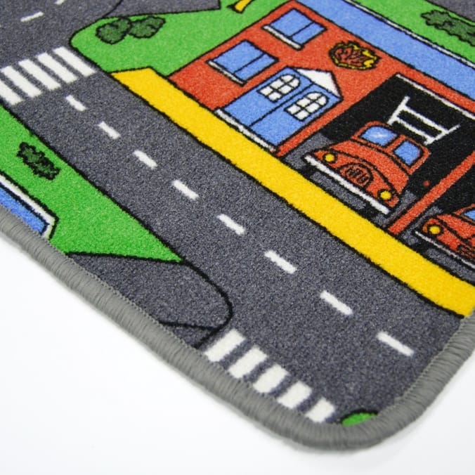 Road City Life Rug, childrens children's boy's kids fun boys girls girl