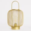 Home Collections: Gold Mesh LED Lantern