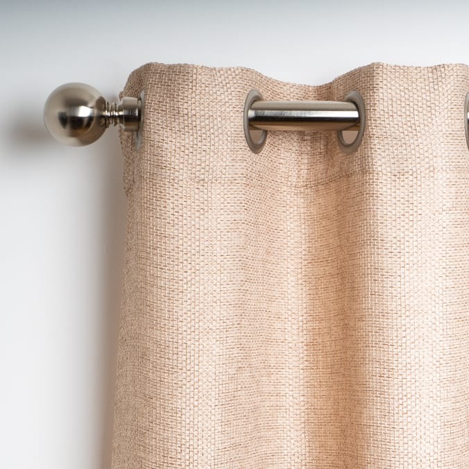 Barkley Fully Lined Curtains Natural, 5039373085395 Home Bargains