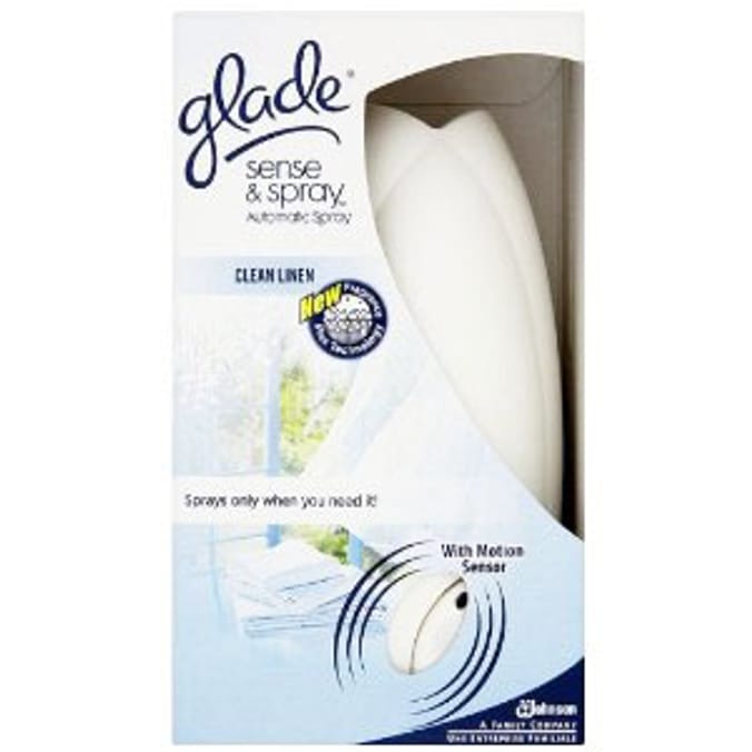 Glade Sense and Spray Clean Linen Automatic Spray Home Bargains
