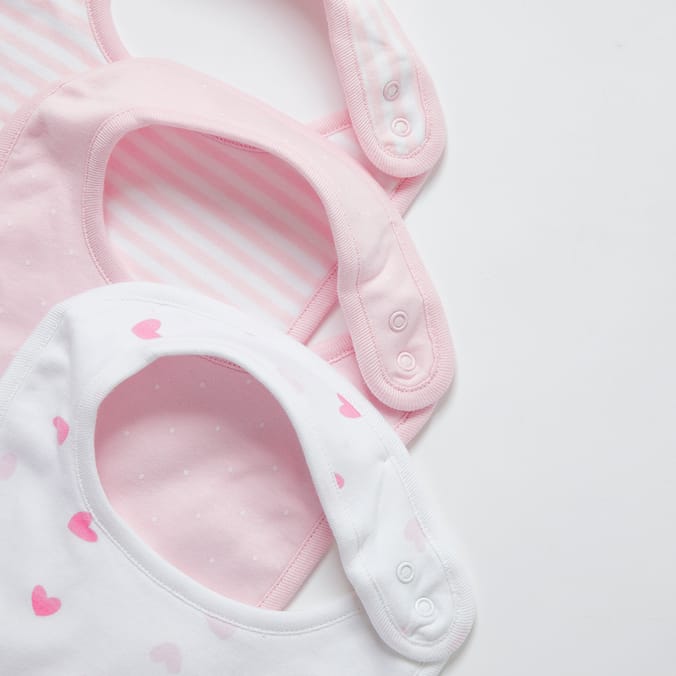 66059 Pink bib, Baby clothes, baby bib, baby cover, Baby, Blue bib