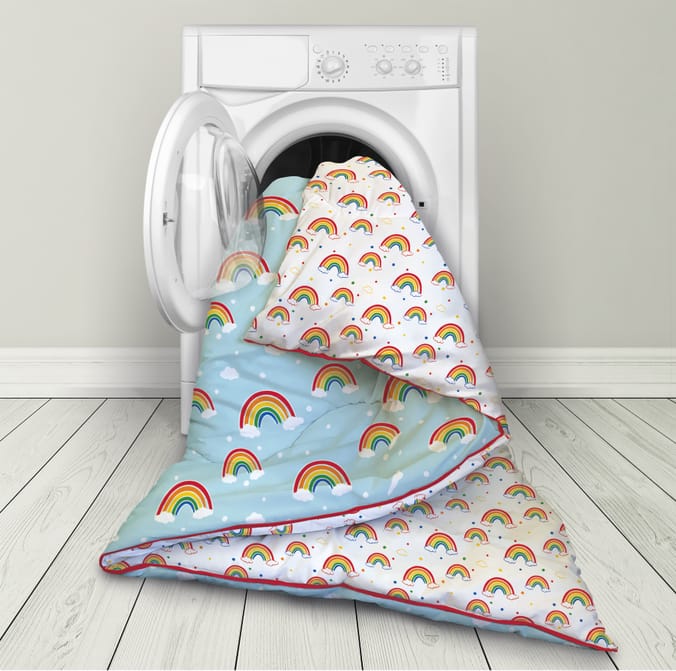 Rainbow Coverless Carefree Reversible Bedding Set