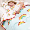 Rainbow Coverless Carefree Reversible Bedding Set