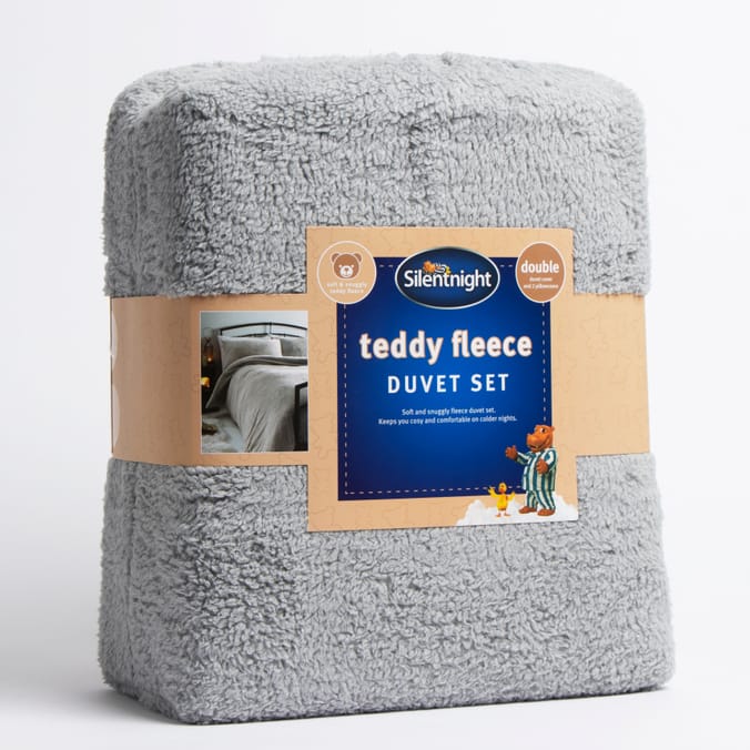 Teddy fleece discount bedding silent night