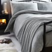 Silentnight Teddy Fleece Duvet Set - Double - Grey