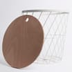 Home Collections: Lidded Storage Basket - White