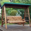 Charles Taylor Wooden 3 Seat Swing