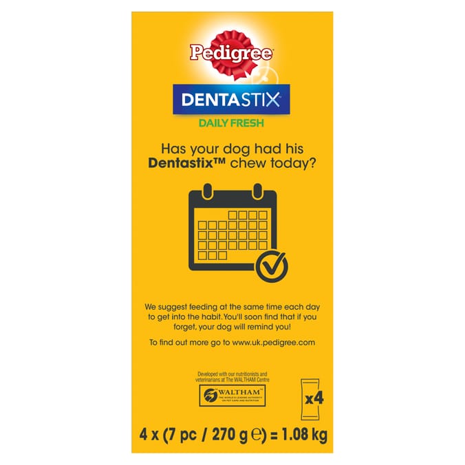 Pedigree Dentastix Fresh Daily Adult Large Dog Dental Treats 28 Sticks