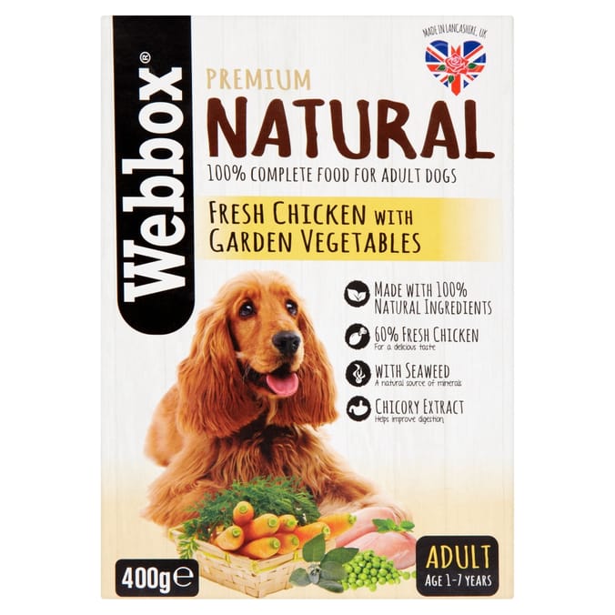 Webbox Premium Natural Fresh Chicken with Garden Vegetables Adult