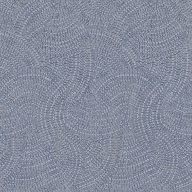 Opus Pave Blue / Copper Wallpaper