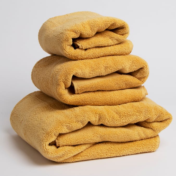 Ochre towels best sale