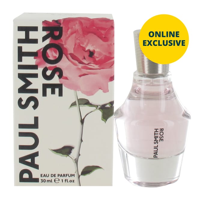 Paul Smith Rose 30ml EDP Spray womens ladies women s mothers day mothers fragrances perfumes paulsmith 3386460003926 eau de parfum feminine fragrance fragrances summer Home Bargains