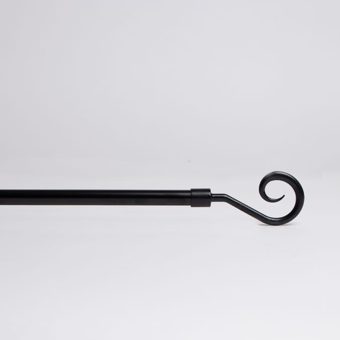 Extendable Metal Curtain Pole With Crook Finial Home Bargains