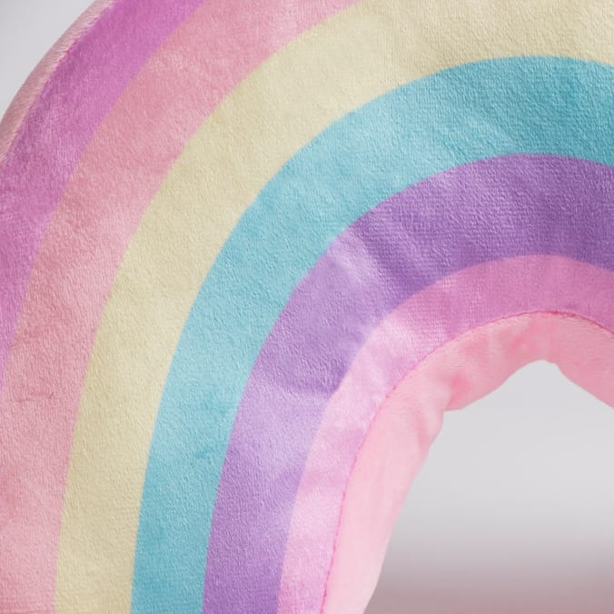 My Little Home Rainbow Cushion Home Bargains