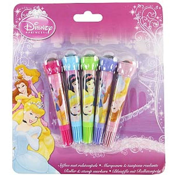Disney Princess Roller & Stamp Markers Home Bargains