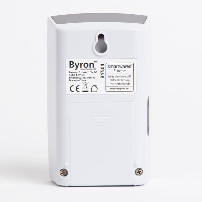 Byron: Wireless & Portable Plug In Doorbell Twin Pack