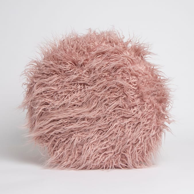 Round hotsell fluffy cushion